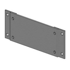 Ergonomic Solutions Kiosk Blanking Plate - Black | Premium Quality & Sleek Design - SPK510-02